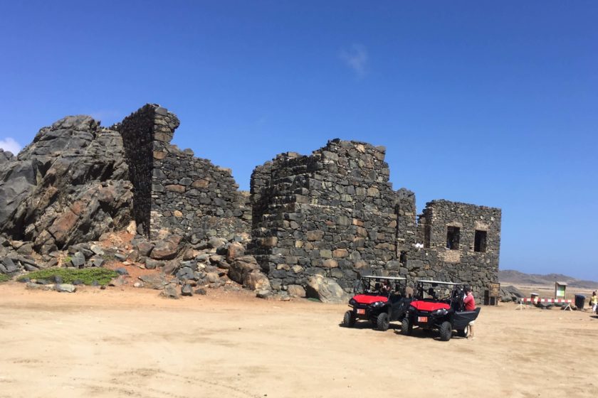 Ruinas oro de la isla feliz