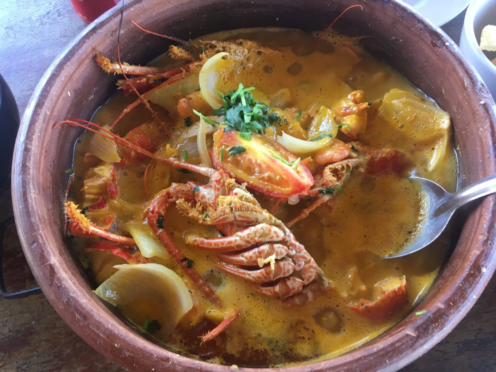 Moqueca de langosta Moqueca de langosta